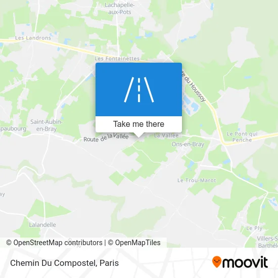 Chemin Du Compostel map