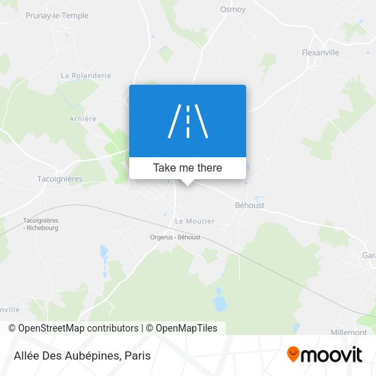 Allée Des Aubépines map