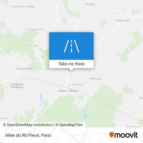 Allée du Rû Fleuri map