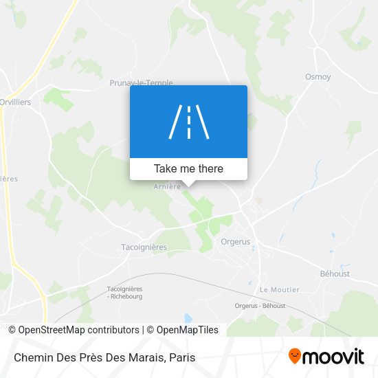 Chemin Des Près Des Marais map