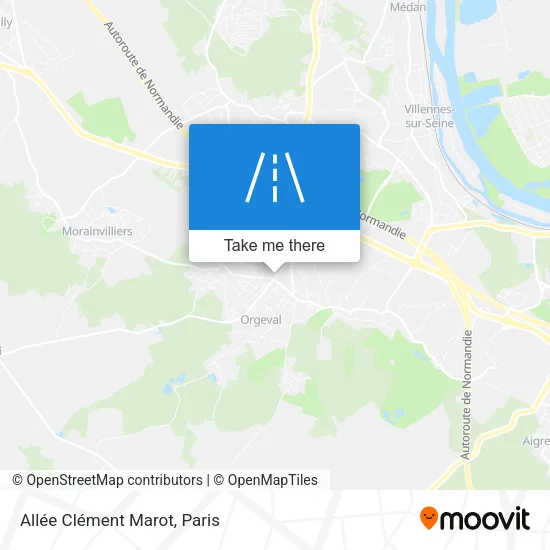 Allée Clément Marot map