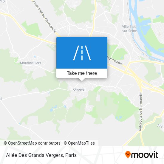 Allée Des Grands Vergers map