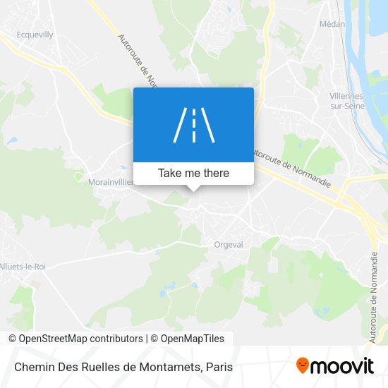Chemin Des Ruelles de Montamets map