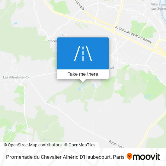 Promenade Du Chevalier Alhéric D'Haubecourt map