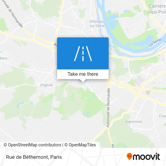 Rue de Béthemont map
