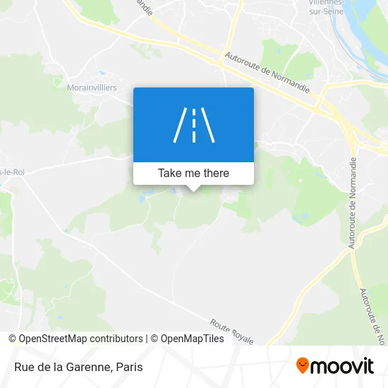 Rue de la Garenne map