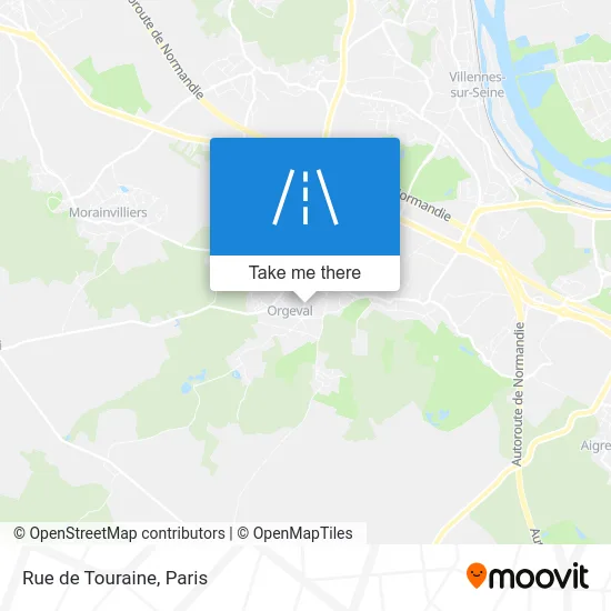Rue de Touraine map