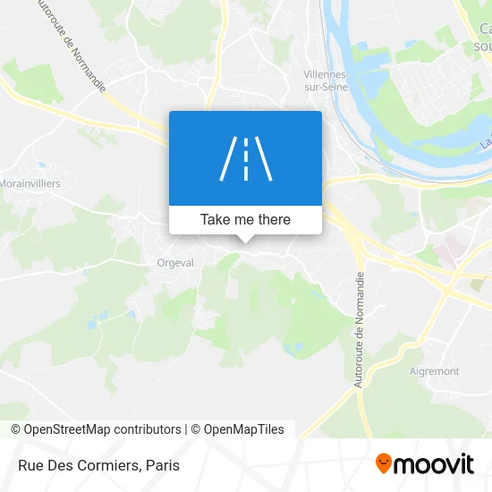 Rue Des Cormiers map