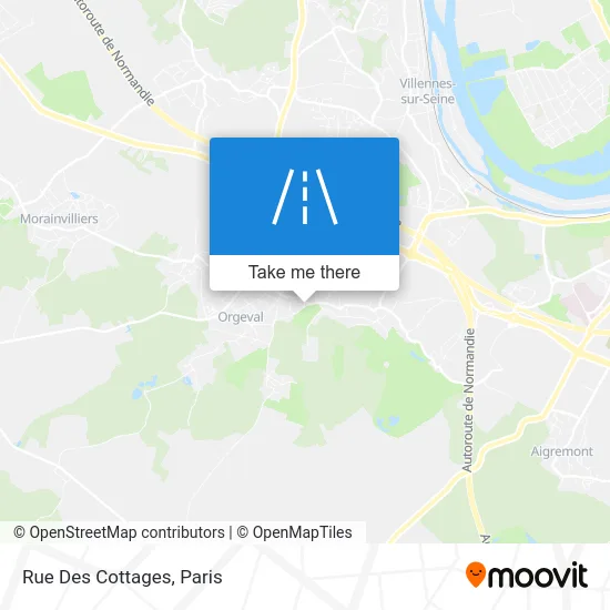 Rue Des Cottages map