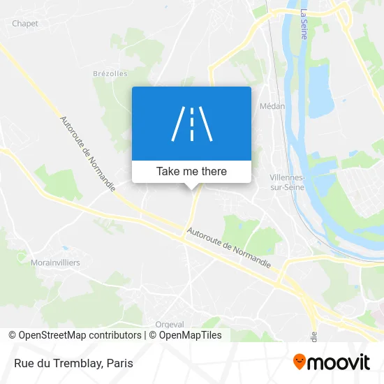 Mapa Rue du Tremblay