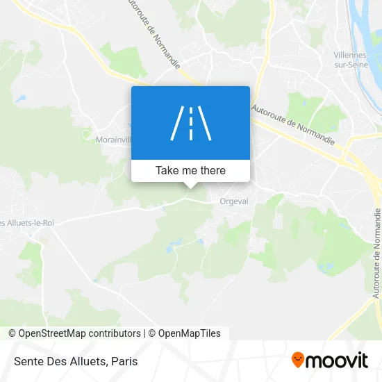 Sente Des Alluets map