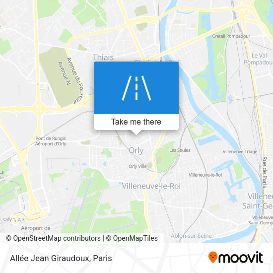 Allée Jean Giraudoux map