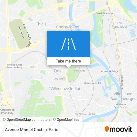Avenue Marcel Cachin map