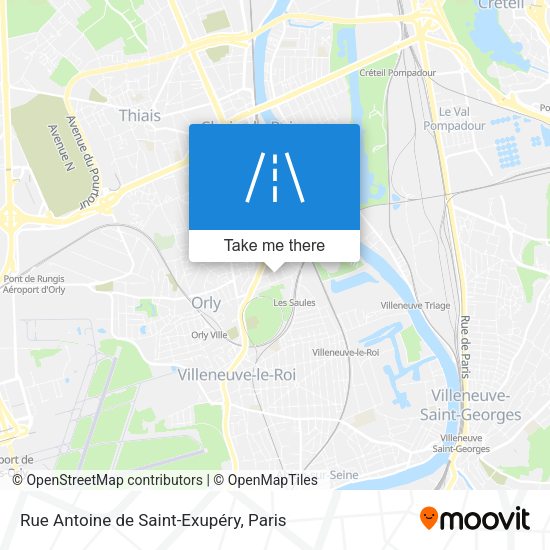 Rue Antoine de Saint-Exupéry map