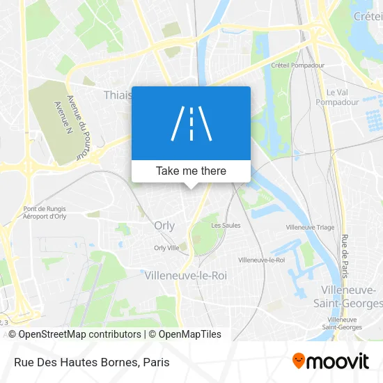 Rue Des Hautes Bornes map