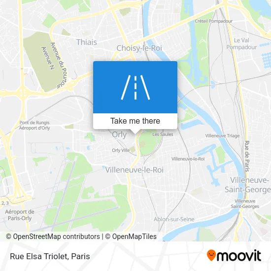Rue Elsa Triolet map