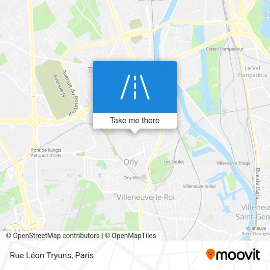 Rue Léon Tryuns map