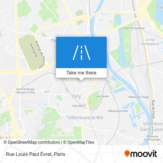 Rue Louis Paul Évrat map