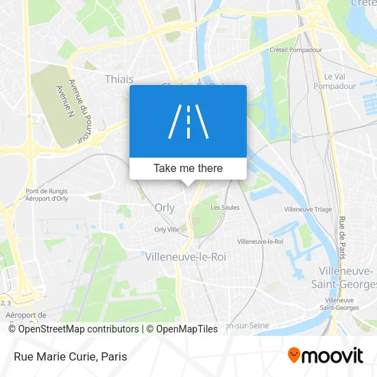 Rue Marie Curie map