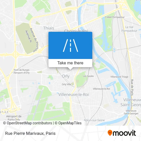 Rue Pierre Marivaux map