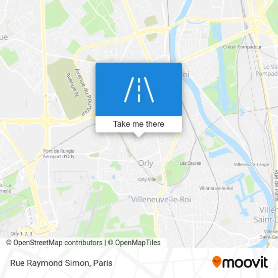 Rue Raymond Simon map