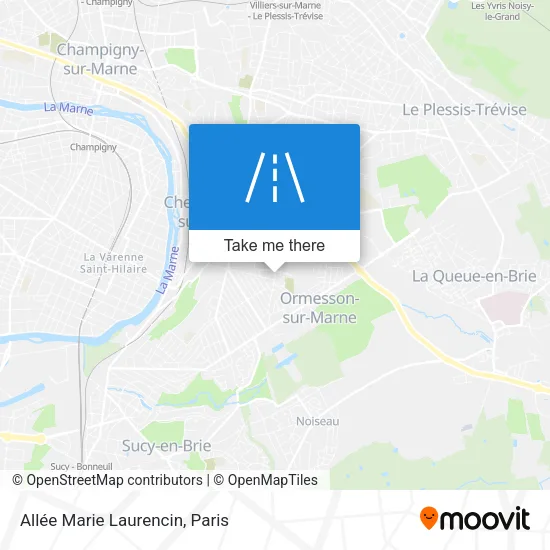 Allée Marie Laurencin map