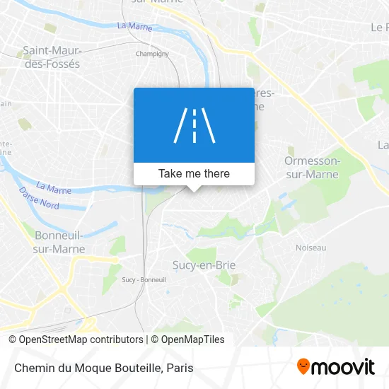 Chemin du Moque Bouteille map