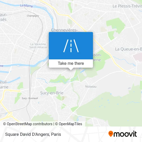 Square David D'Angers map