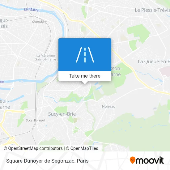 Square Dunoyer de Segonzac map