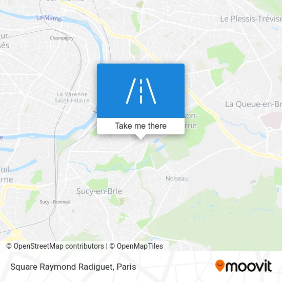 Square Raymond Radiguet map
