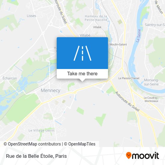 Rue de la Belle Étoile map