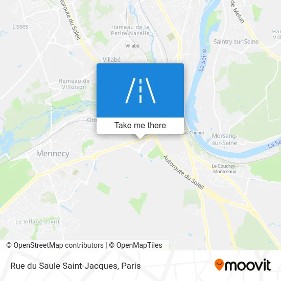 Rue du Saule Saint-Jacques map