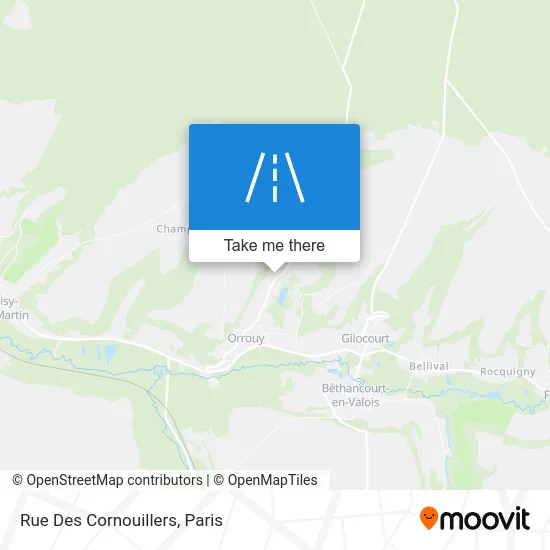 Rue Des Cornouillers map