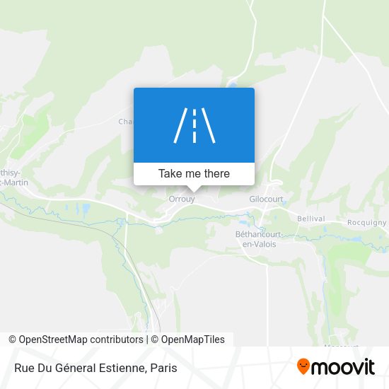 Rue Du Géneral Estienne map