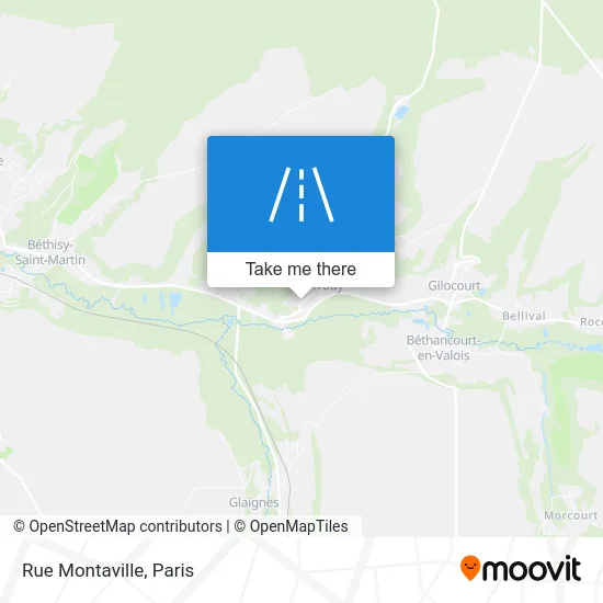 Rue Montaville map