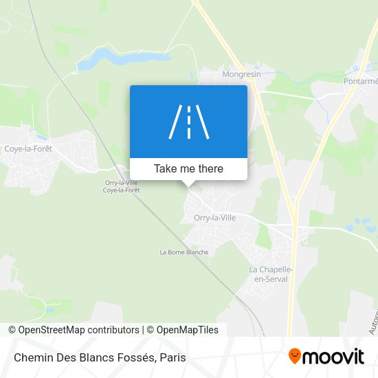 Chemin Des Blancs Fossés map
