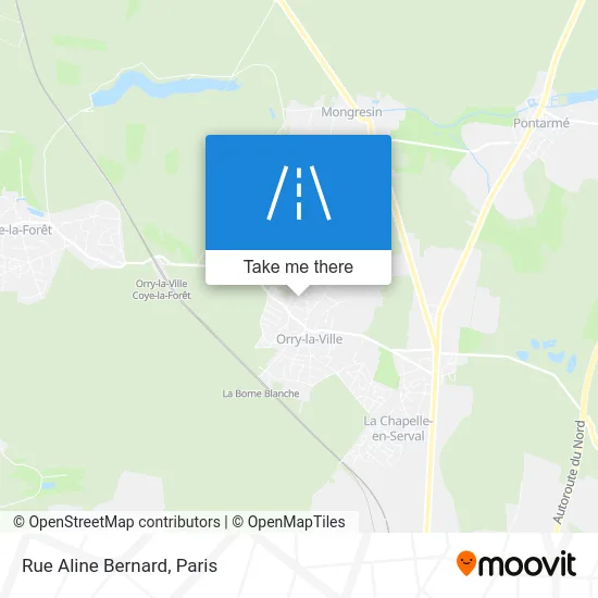 Mapa Rue Aline Bernard