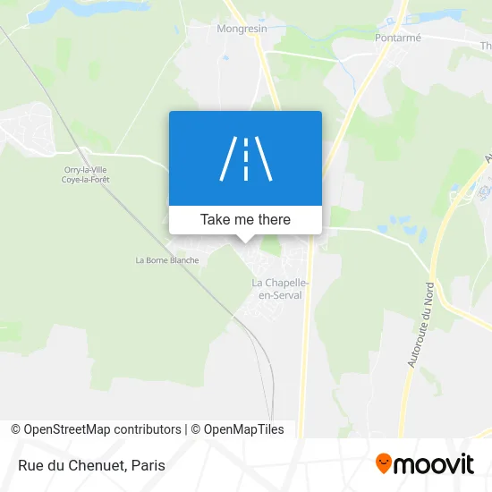 Rue du Chenuet map