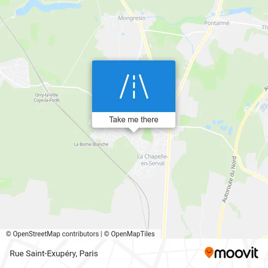 Rue Saint-Exupéry map