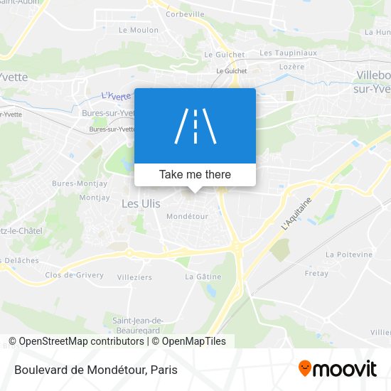 Boulevard de Mondétour map