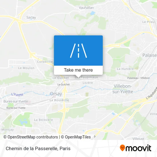 Chemin de la Passerelle map