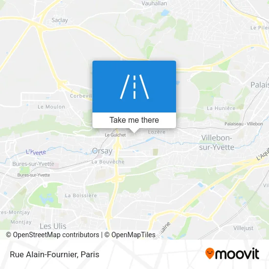Rue Alain-Fournier map