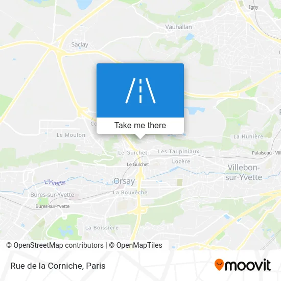 Rue de la Corniche map