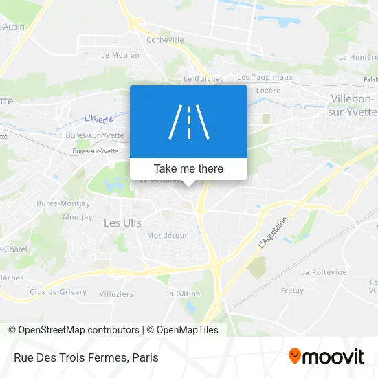 Rue Des Trois Fermes map