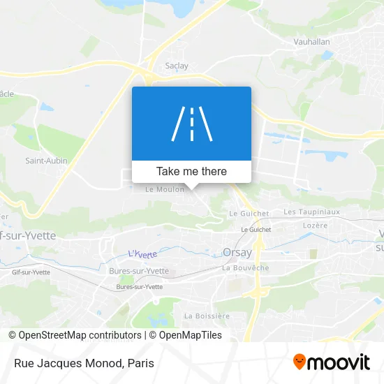 Rue Jacques Monod map