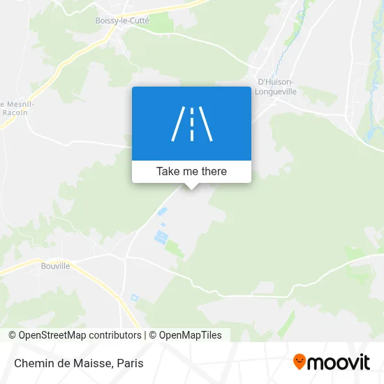 Chemin de Maisse map