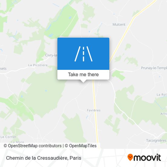 Chemin de la Cressaudière map
