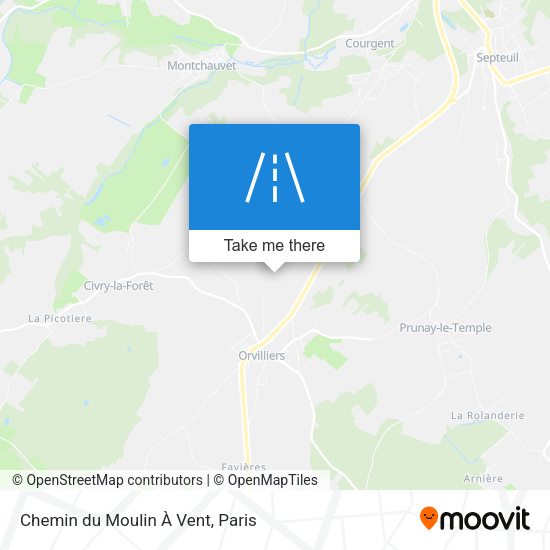 Chemin du Moulin À Vent map