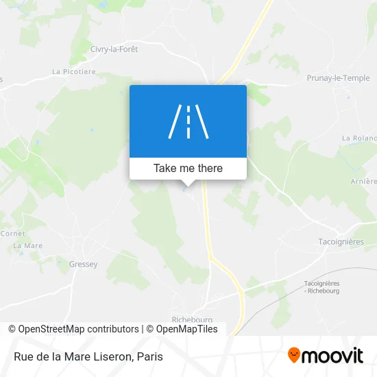 Rue de la Mare Liseron map