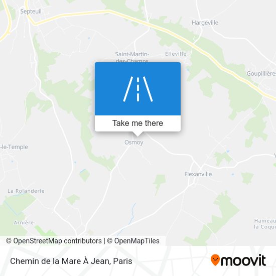 Chemin de la Mare À Jean map